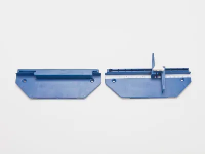 Two guide rails